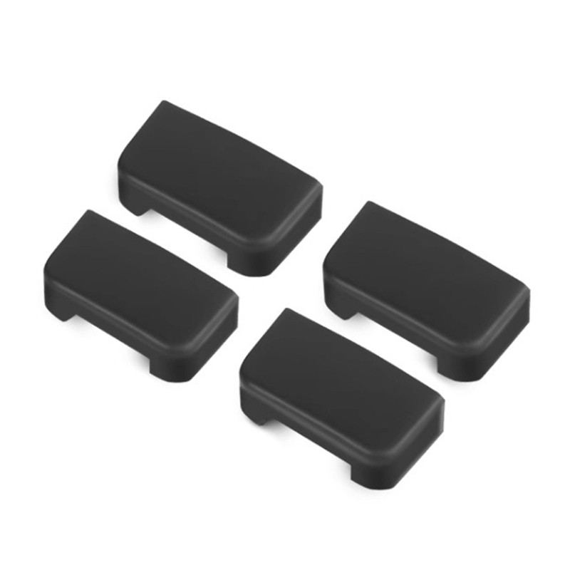 4pcs for Car 3/Y Rear Seat Slide Rail Plug Anti-kick Protection Rail Cover Cap