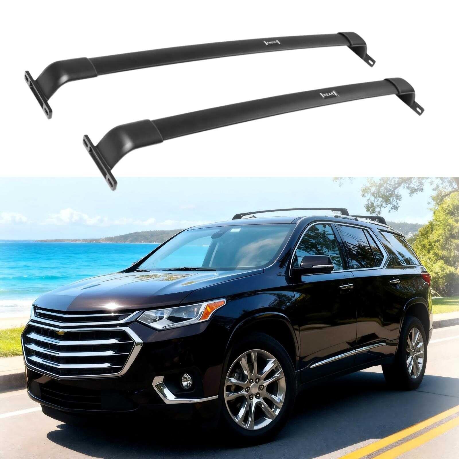 220lbs Roof Rack Cross Bars for Chevy Chevrolet Traverse 2018 2019 2020 2021 ...