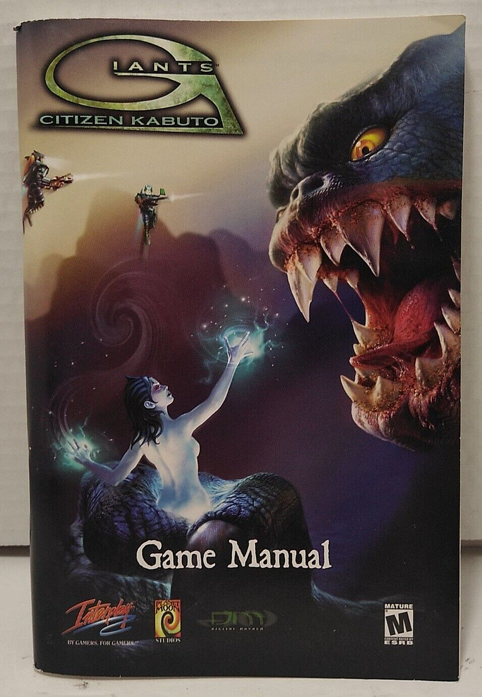 Giants Citizen Kabuto - PC Game Manual Only - No Box - Game Manual Only