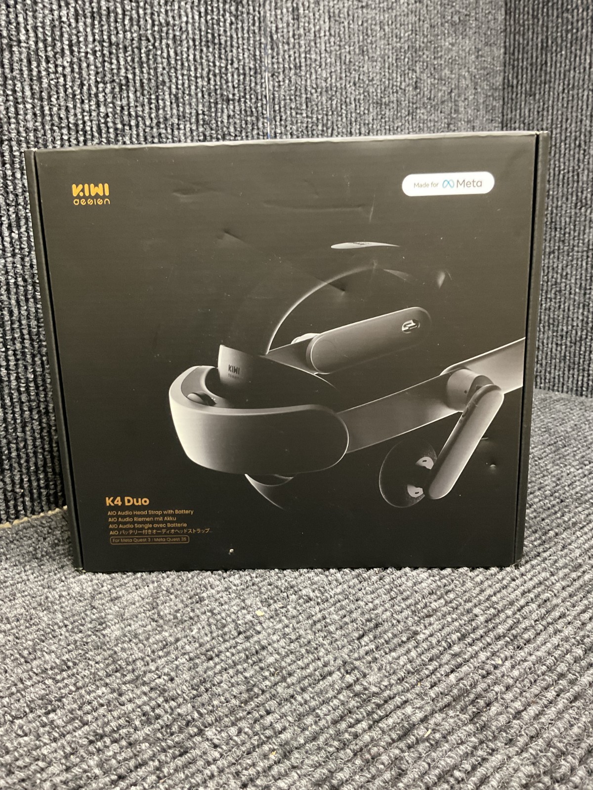 KIWI design K4 Duo All-in-One Audio Battery Head Strap for Meta Quest 3S/3 White