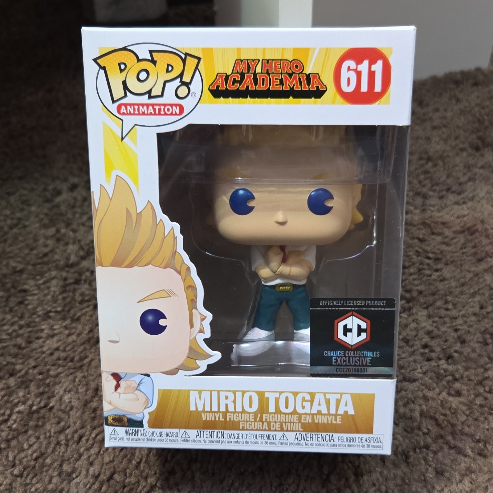 Funko Pop! Vinyl: My Hero Academia - Mirio Togata #611 Chalice Collectibles