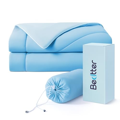 Cooling Blankets for Hot Sleepers - Summer Blanket Throw (50" x 60") Icy Blue