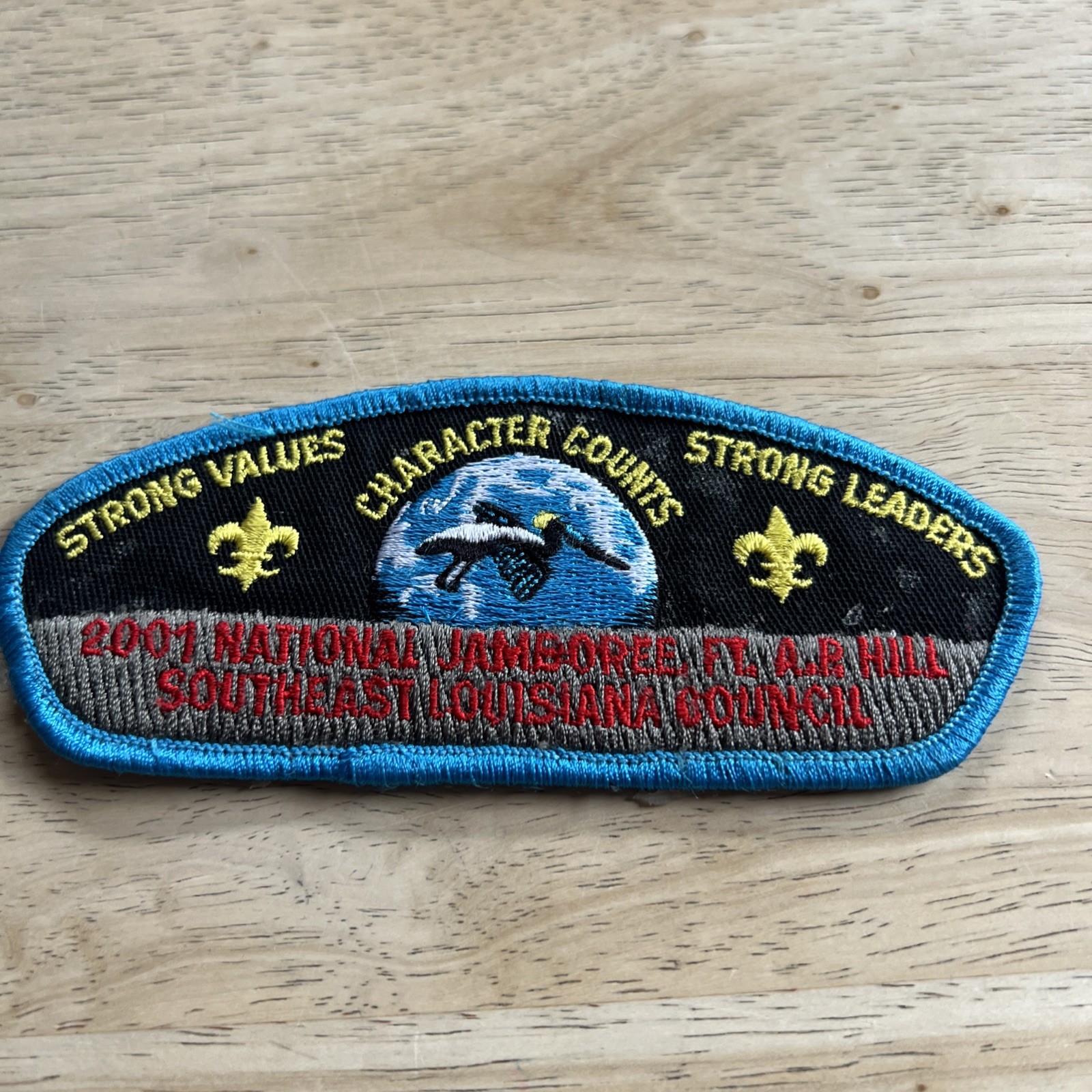 Boy Scout Southeast Louisiana BLU BSA Council JSP 2001 National Jamboree Patch