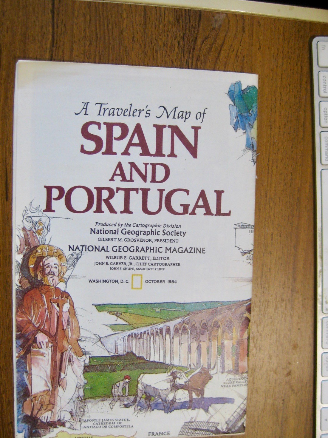 National Geographic Traveler's Map of Spain and Portugal