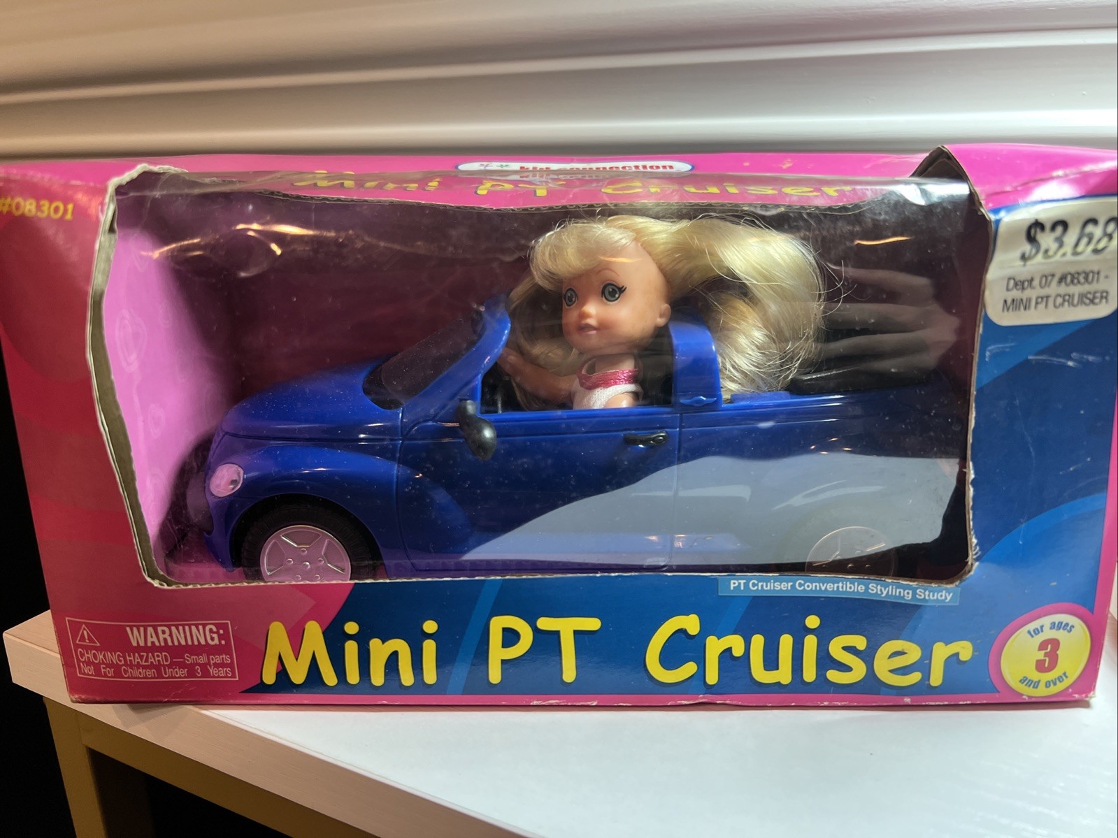 Forevergirl Chrysler Mini PT Cruiser super Rare Silver Car bt58(box Damage )