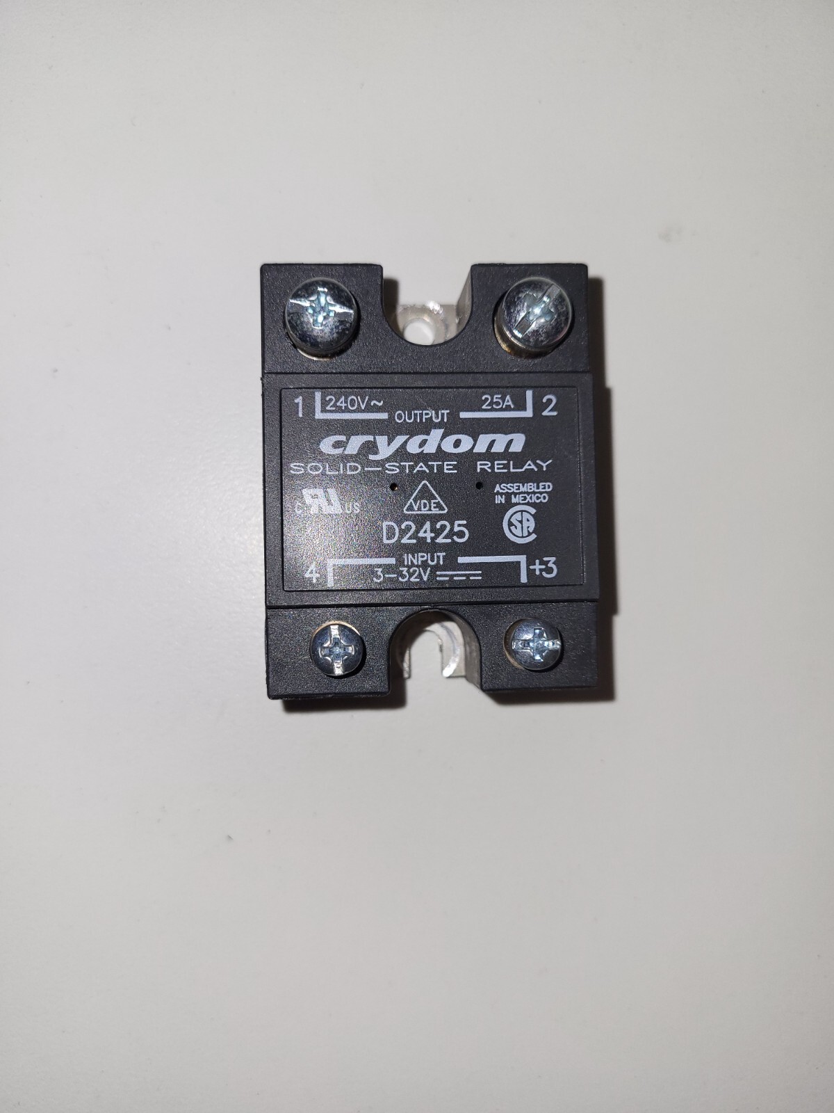 Veeder-Root/Gilbarco Q11008-01  40Amp Solid State Relay w/ 3-32vDC Input.