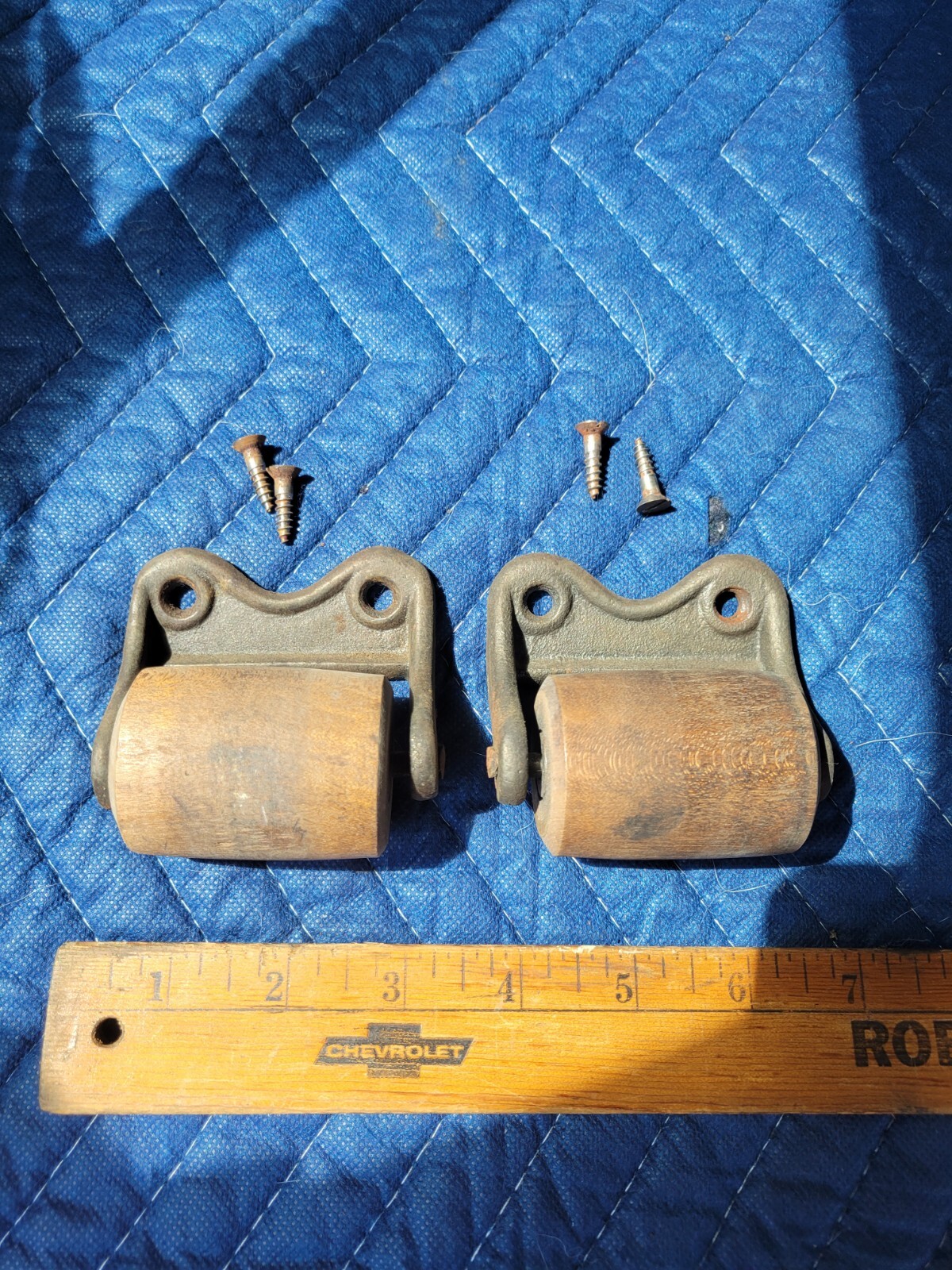 1897 Farrand & Votey Parlor Reed Pump Organ 2 bellow strap pulleys #0430