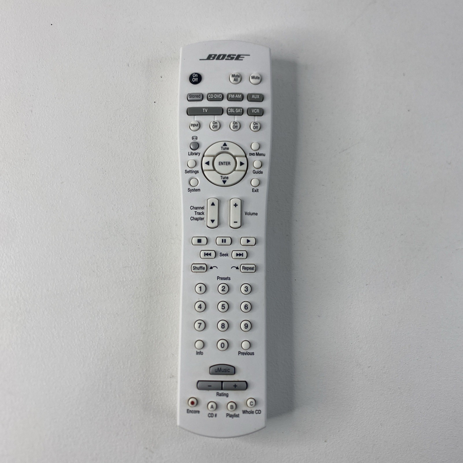 Genuine Bose RC38T1-27 Remote Control for Lifestyle 38 and 48 Tested
