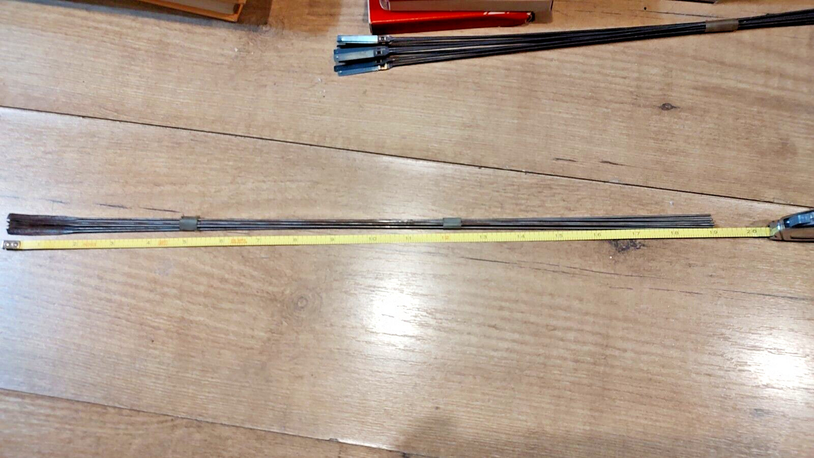 Antique Clock Parts - Pendulum Suspension Spring- Set Of 8 X 19" NEW .