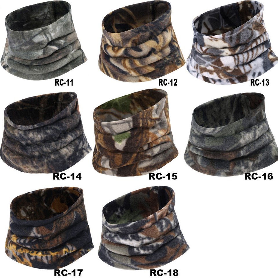 Winter Warmer Fleece Neck Gaiter Windproof Ski HalfFace Cover for Cold Weahter