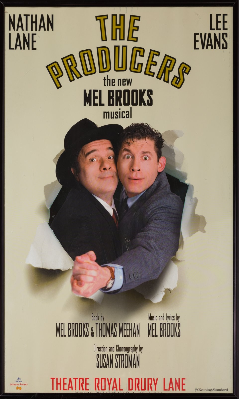The Producers 2004 British Window Card Poster