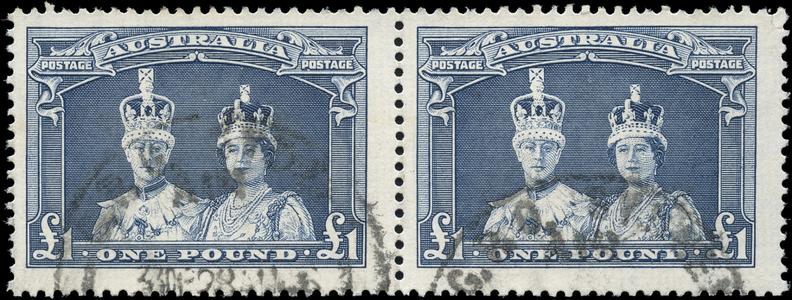 Australia Stamp Scott #179 Pair Used F+