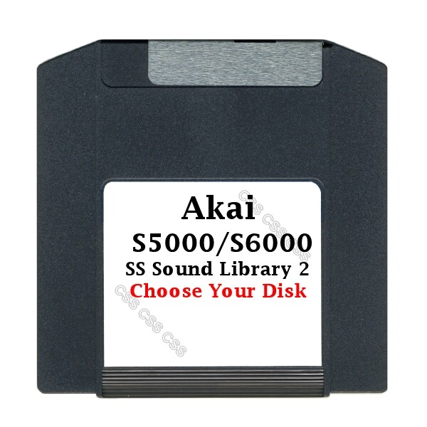 Akai S5000 / S6000 100MB Zip Disk SS Sound Library 2 Choose Your Disk
