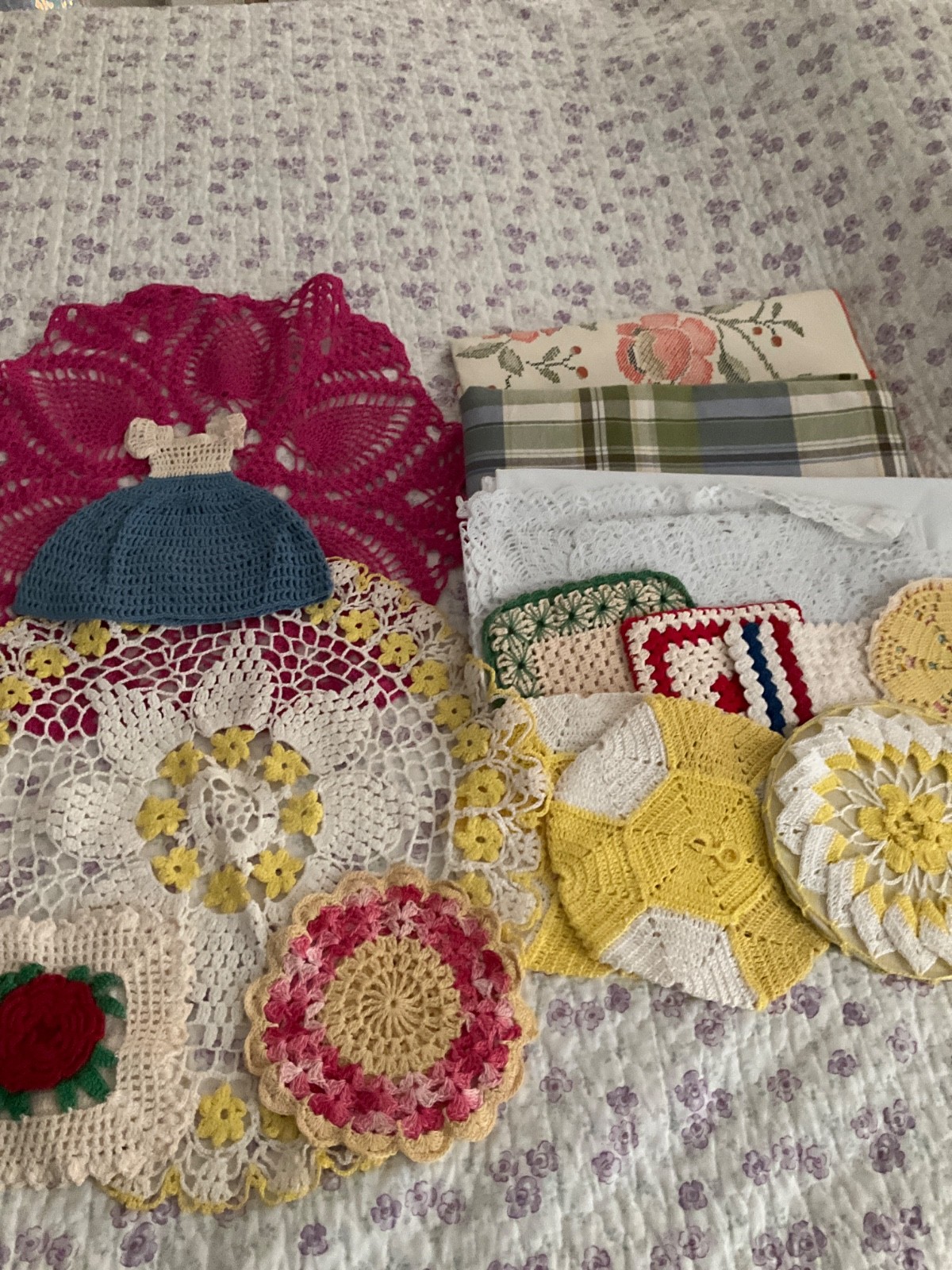 Vintage linen lot 22 pcs.