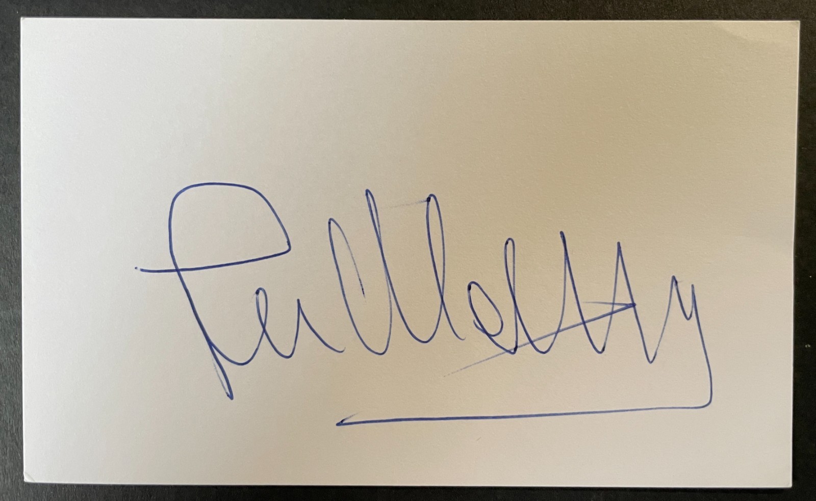 Jan Molby Signed Autograph White Index Card Liverpool LFC Football COA