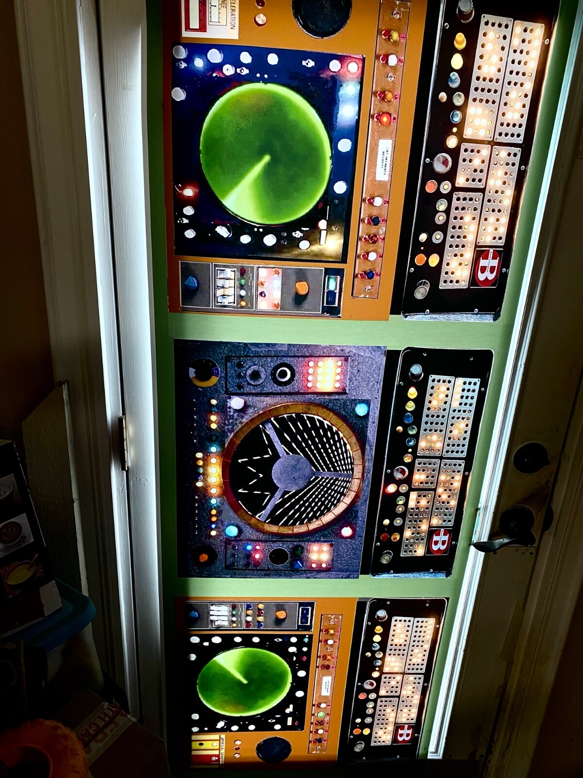 Jupiter 2 cock pit poly print computer  tunnel Lost in space  prop YES!