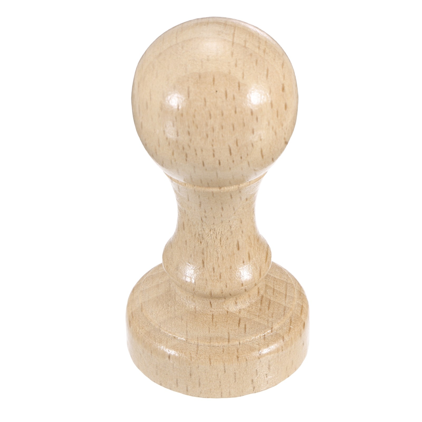 30mm Stamp Wood Round Handle, 1 Pcs Wooden Knobs Stamp Mounts, Wood Color