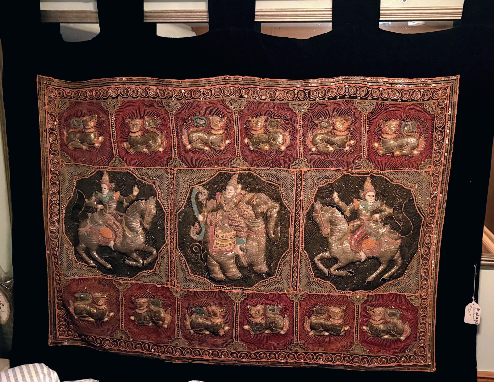 Antique Burma Tapestry 