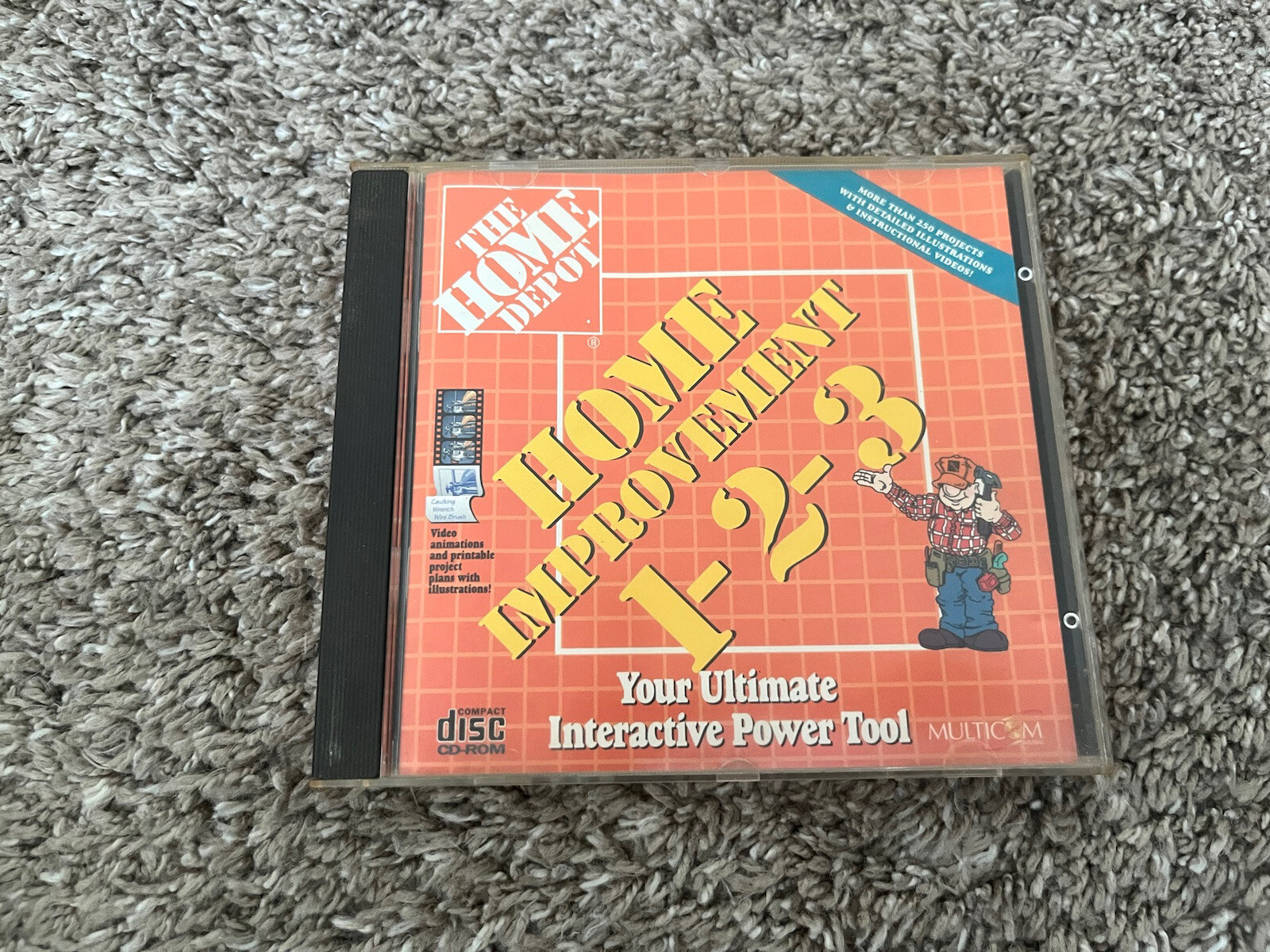 Home Improvement 1-2-3 Home Depot cd rom projects software Pre Release Version