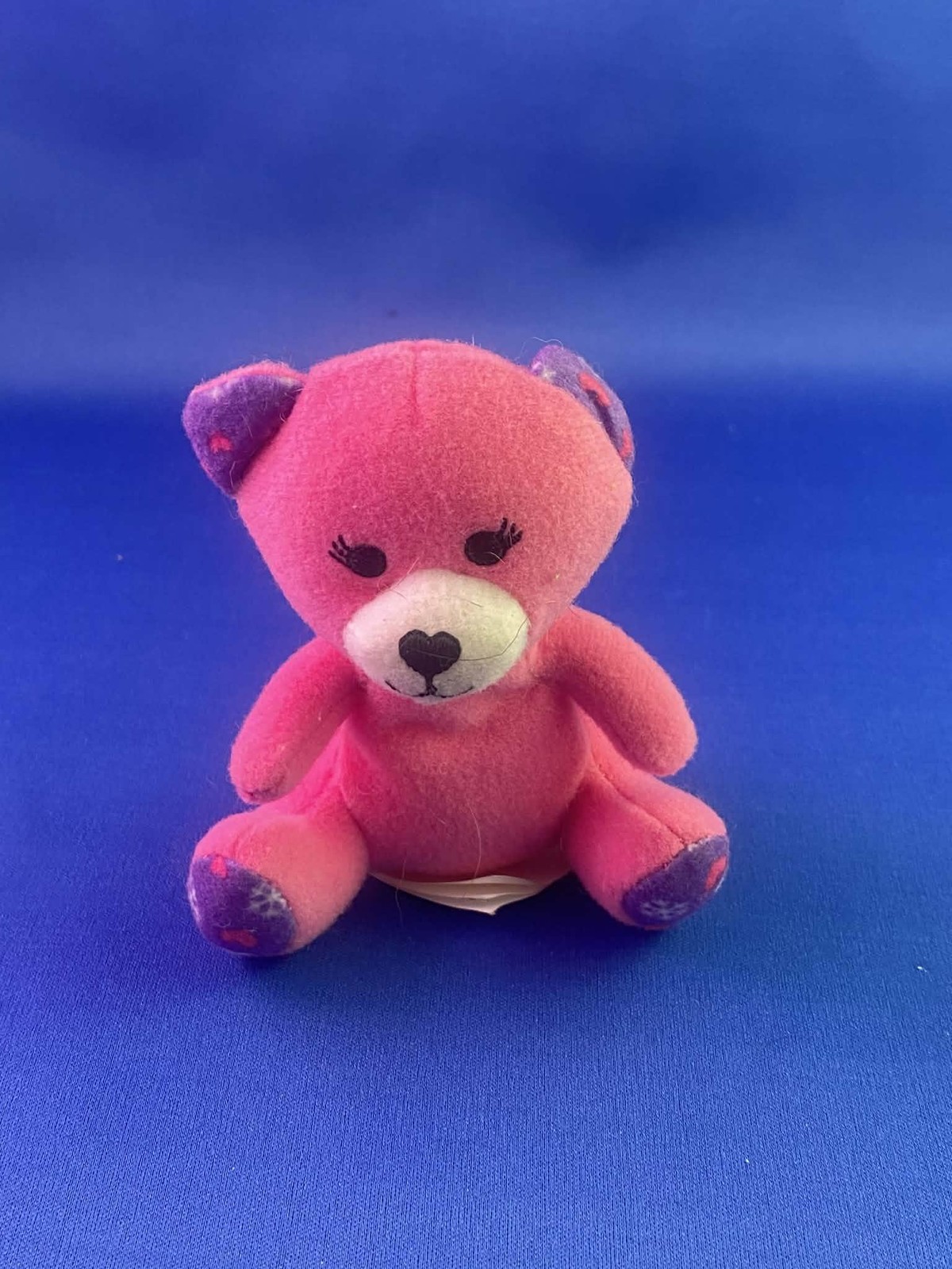 Pink Mini Plush Build-a-Bear, Small Stuffed Animal Cute Collectible Toy, Soft