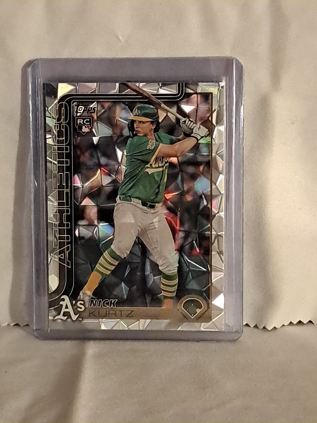 Nick Kurtz 3 Card Rc Lot. Update Series Silver Damants/ Chrome Base&Mystical