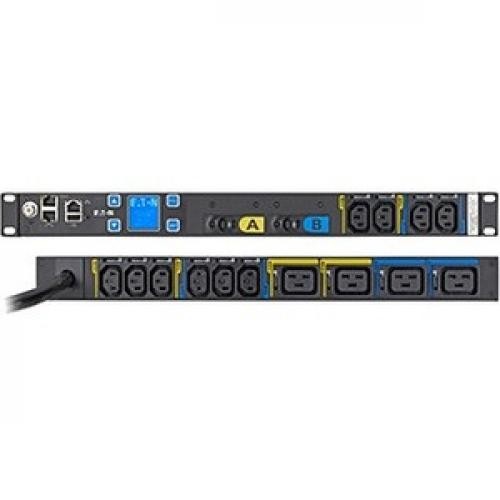 Eaton Metered Input Rack PDU 5.76 kW max 200-240V 24A 1U Single-Phase PDU