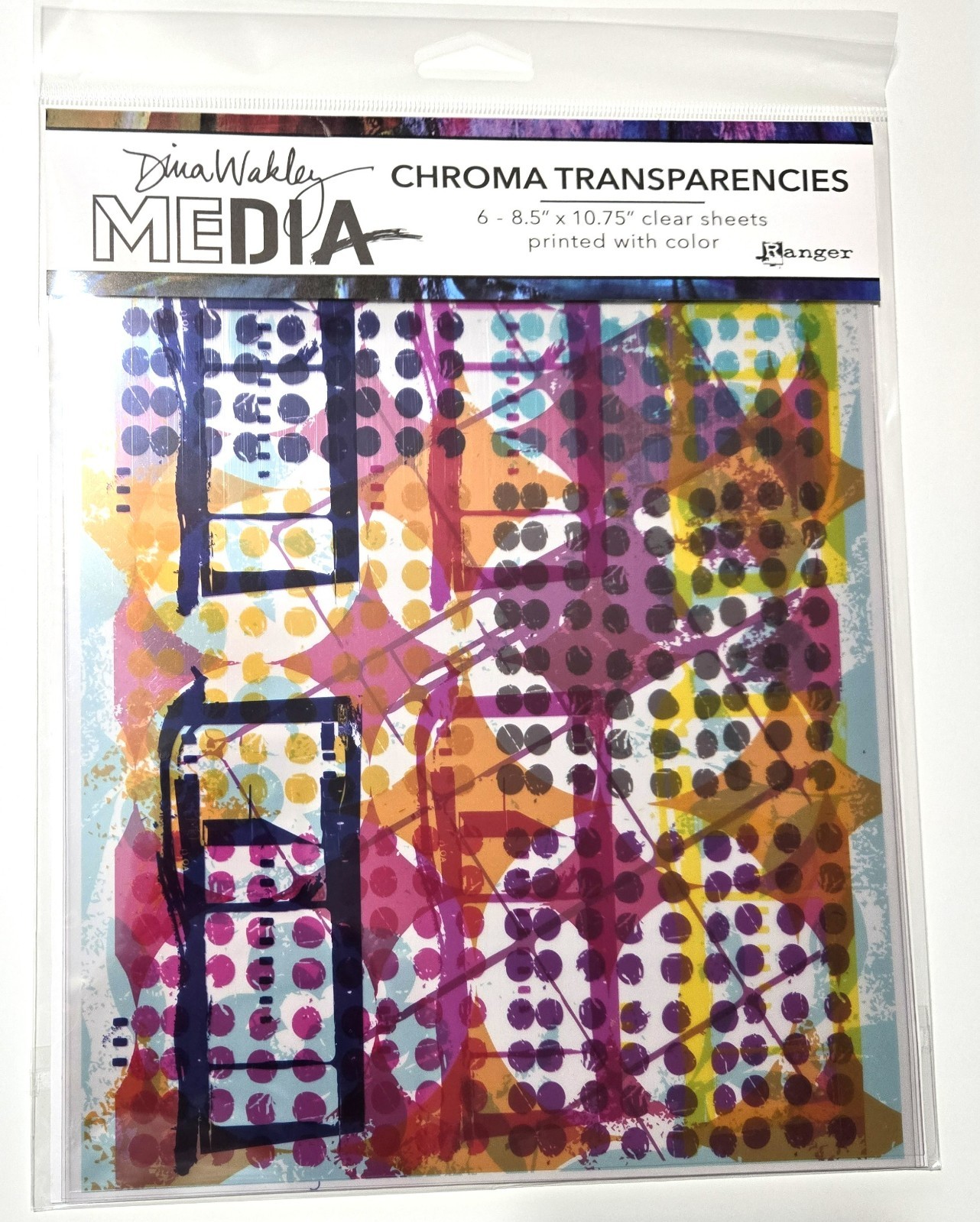 Dina Wakley Media Chroma Transparencies - Grunge Specimens