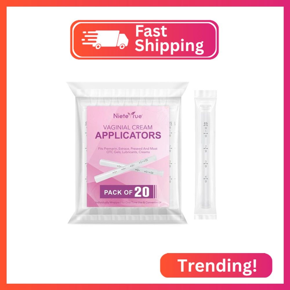 Disposable Vaginal Applicators – Updated with Dosage Markings, Individually Wrap