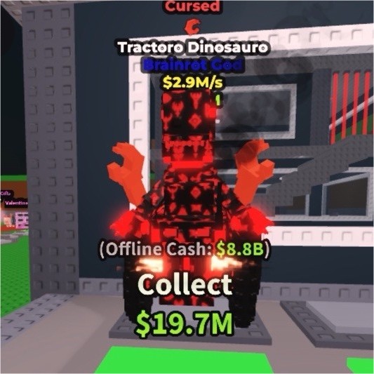 Brainret God Game Item Asset Cursed Dinosaur Virtual Collectible