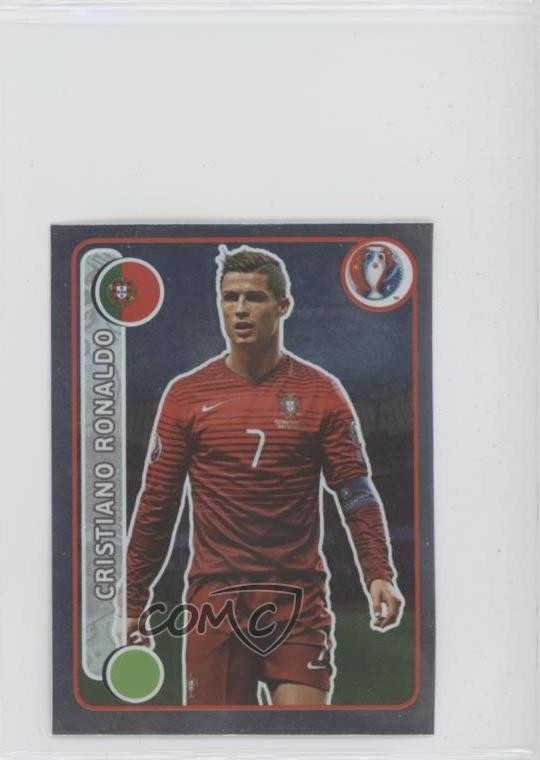 2016 Panini Euro 2016 Album Stickers Foil Cristiano Ronaldo #597 7i6