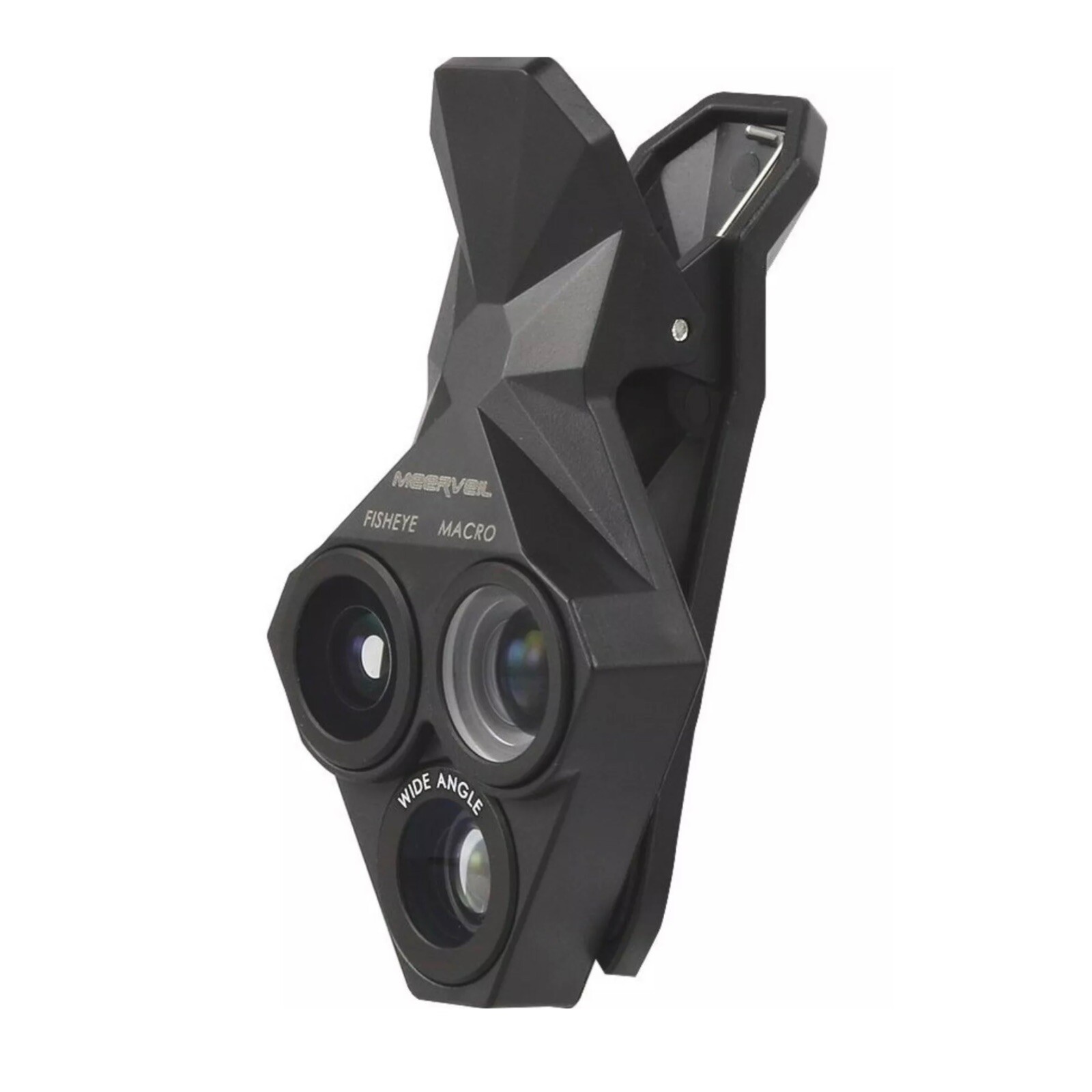 Universal Clip On Phone Lens Fish Eye, Wide Angle & 20x Macro Lens Smartphone