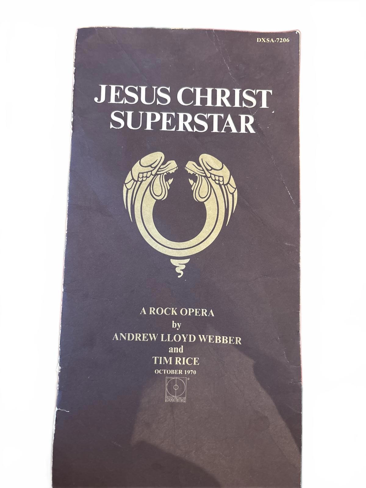 first-edition program from the 1970 Jesus Christ Superstar
