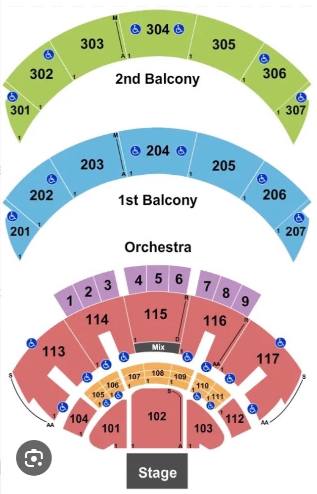2 James Taylor Tickets - Sec 115 Row Q - Hard Rock - 9/26/26