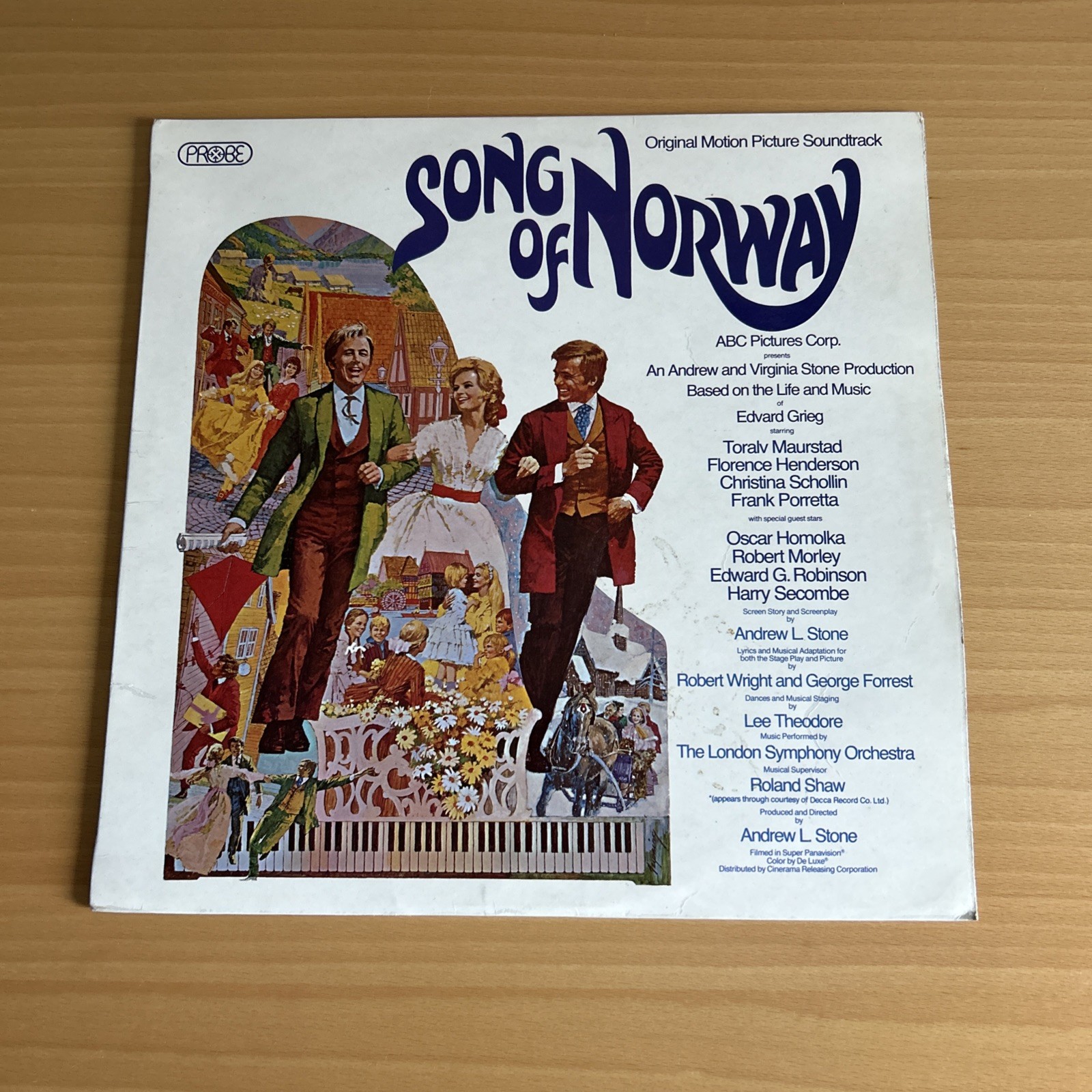 Song Of Norway - Original Motion Picture Soundtrack LP Probe SPB 1017 VG+/VG+