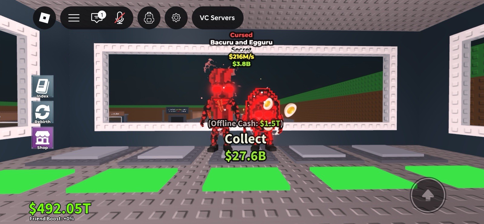 VC Servers Cursed Secret Game Item Asset Bacuru Egguru Virtual Collectible