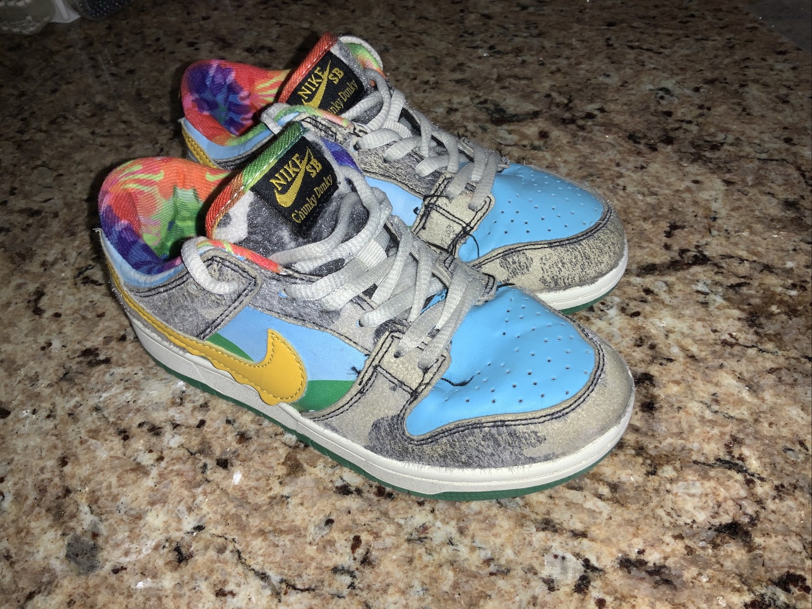 Kids 3Y Nike SB Dunk Low Ben Jerry's Chunky Dunky CU3244-100 - Well Worn