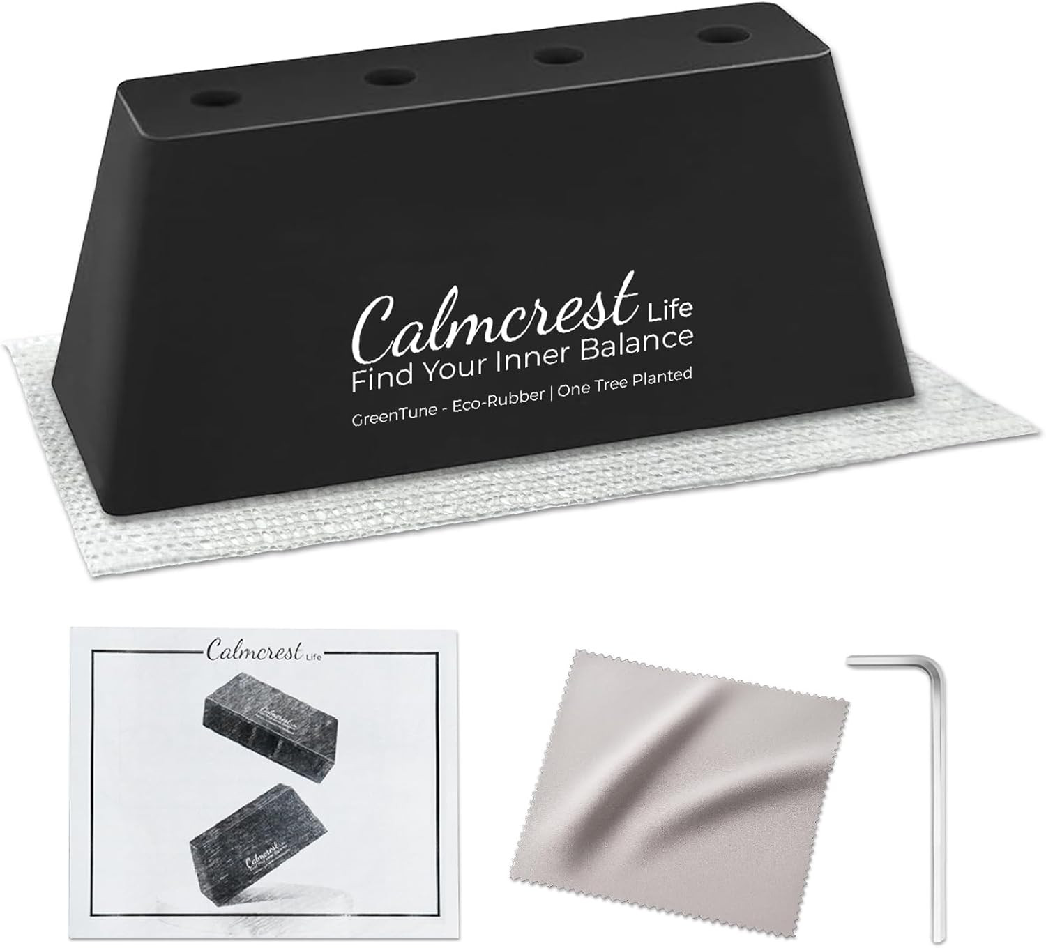 Tuning Fork Activator & Stand 2-In-1 Combo – Base for Sound Therapy, Meditation,