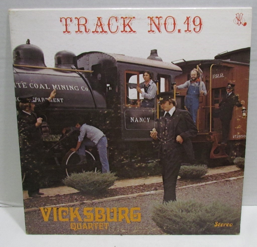Vicksburg Quartet-Track No. 19 LP, autographed by members