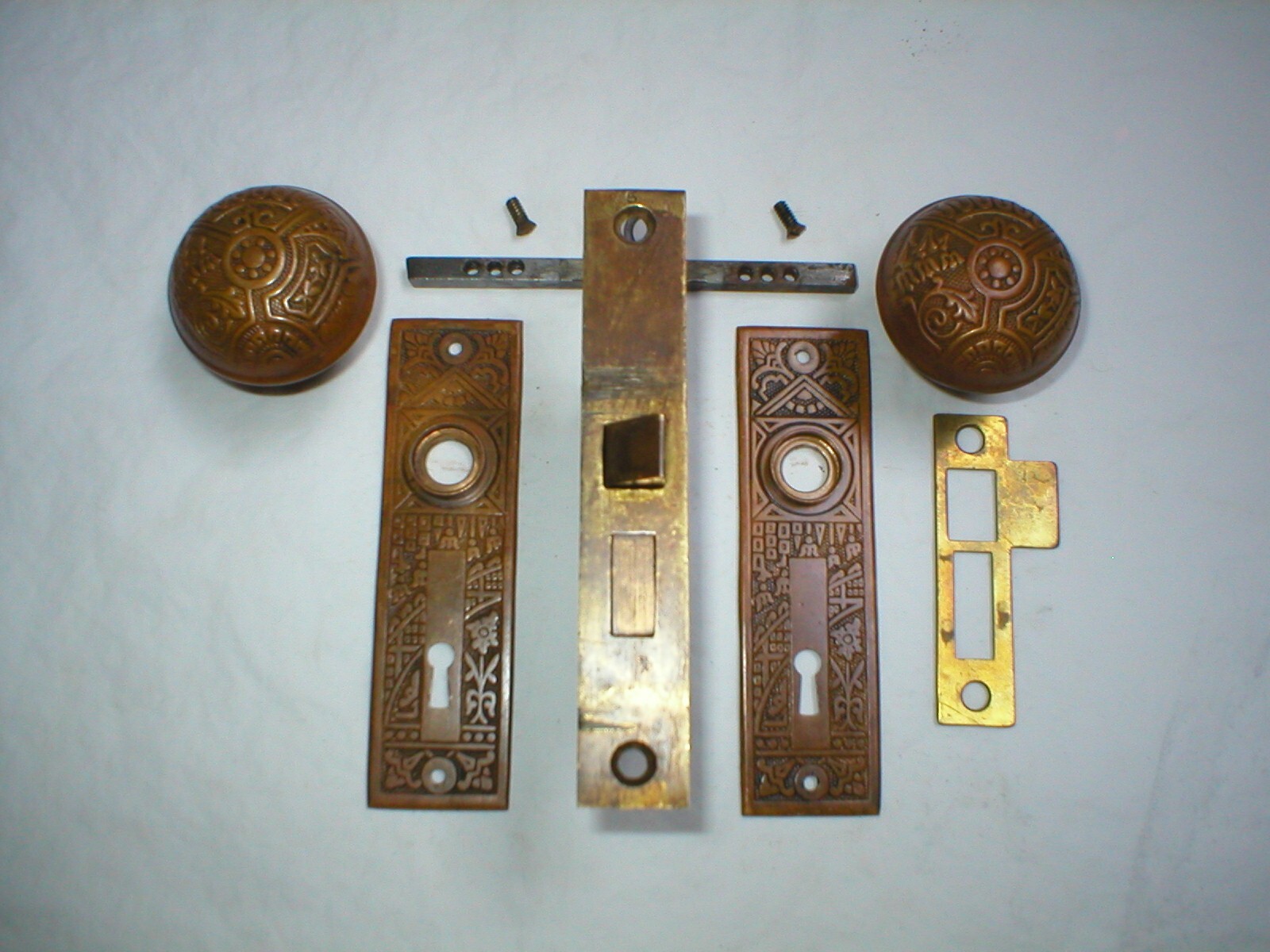Antique Victorian Era Door Hardware