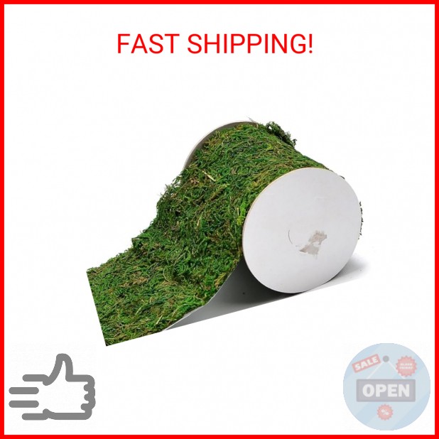 BYHER Roll of Green Moss for Fairy Gardens Wedding Other Arts and Crafts (10x120