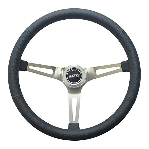  36-5445 Retro Leather Steering Wheel 