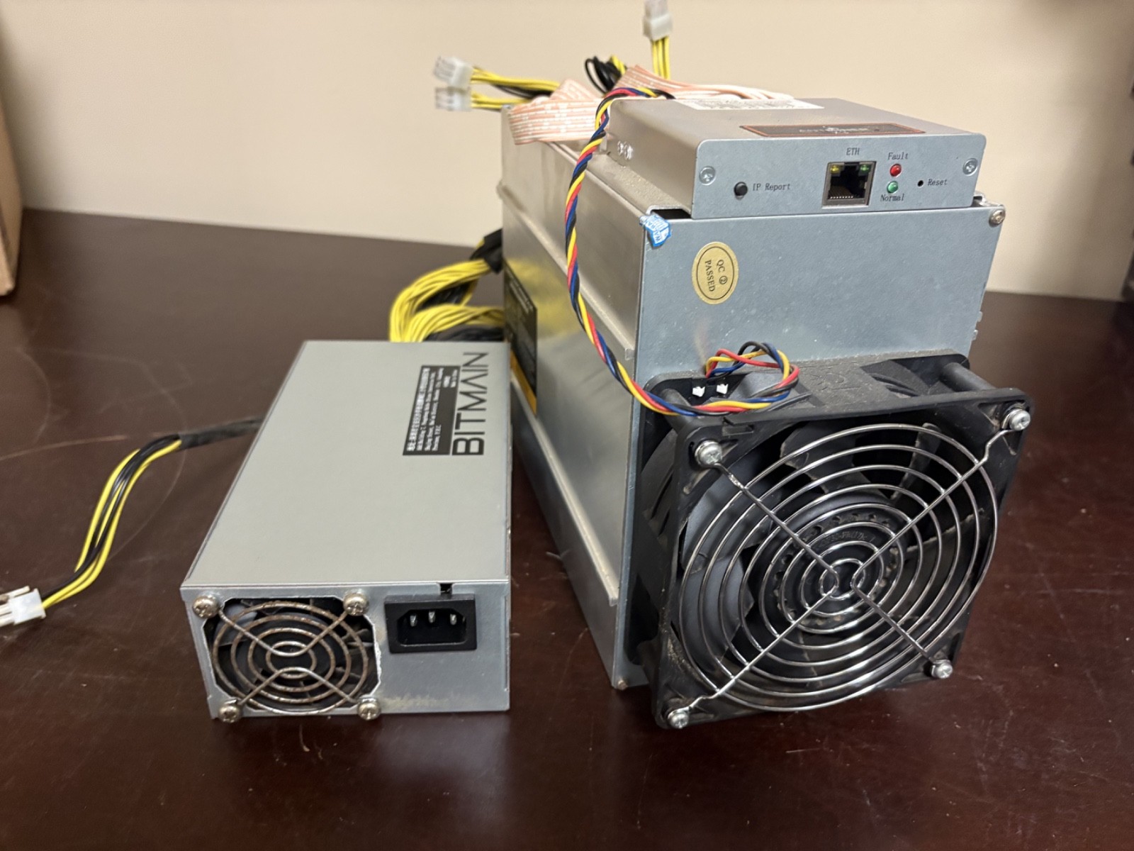 Antminer X3 Asic miner with power supply