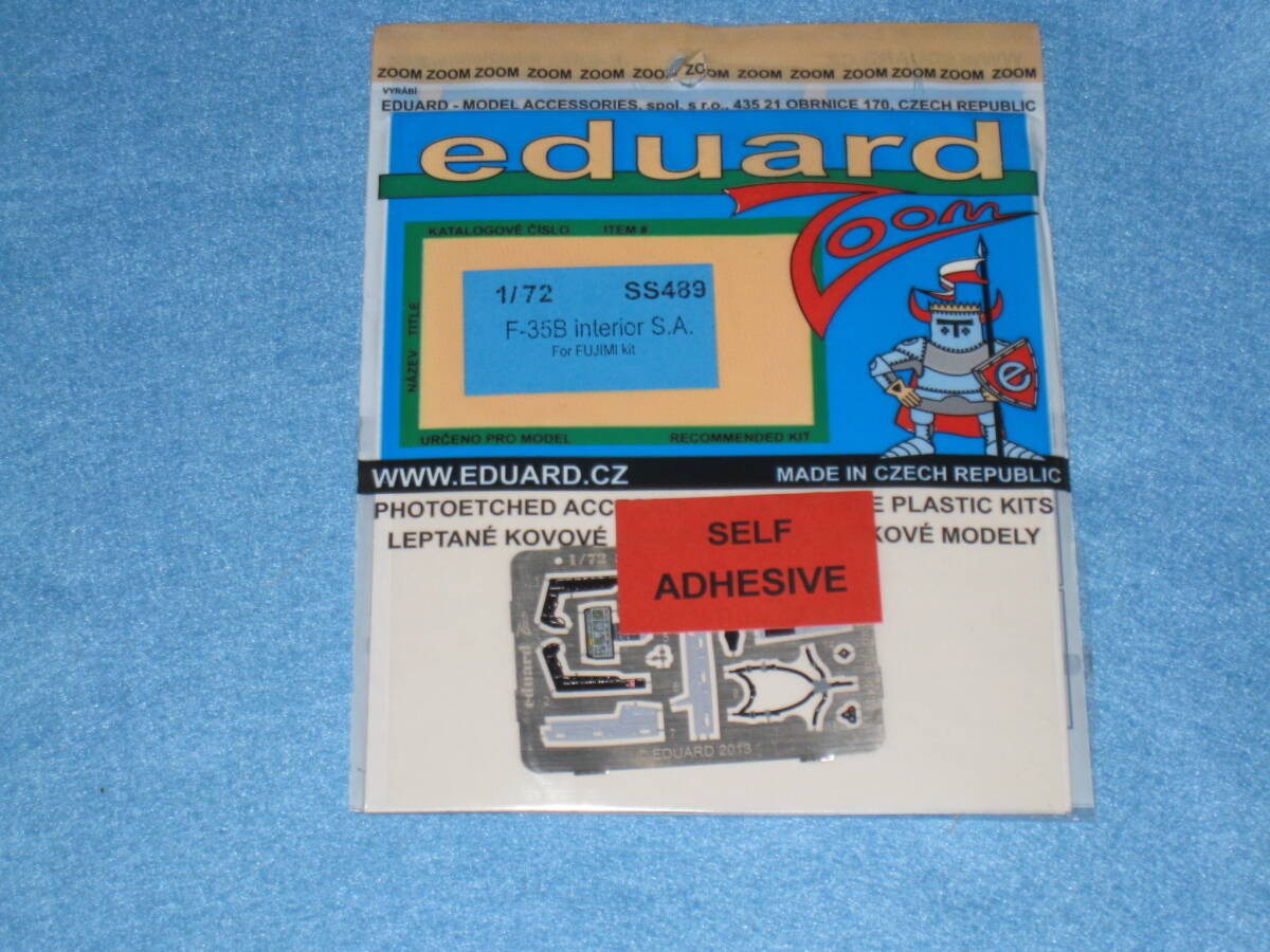 Eduard 1/72 American Army Air Self-Defense Force F-35B Fujimi Etching Parts Edua