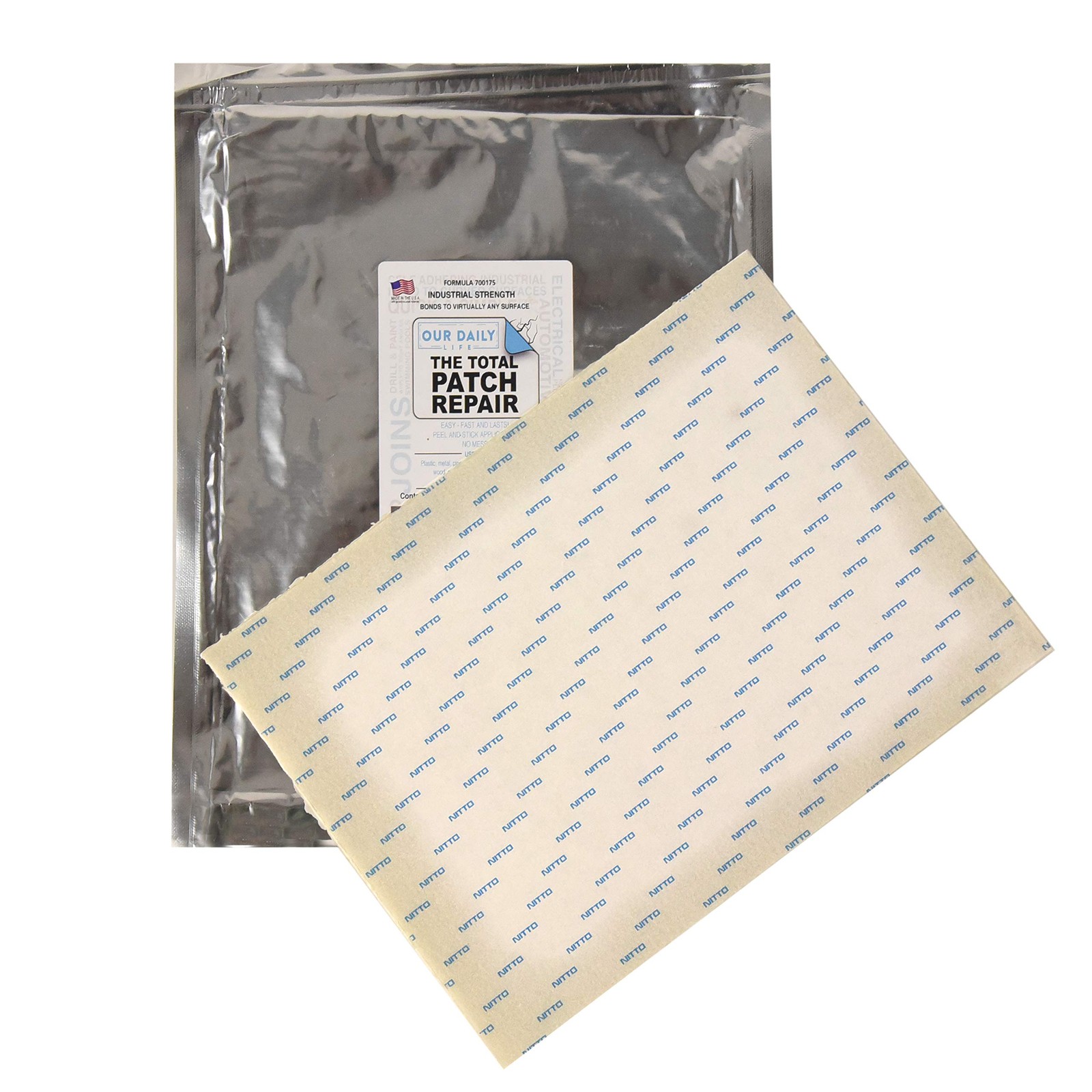 Total Patch Repair - 3" X 6" - Great for Fiberglass, Steel, Concrete, Wood, P...