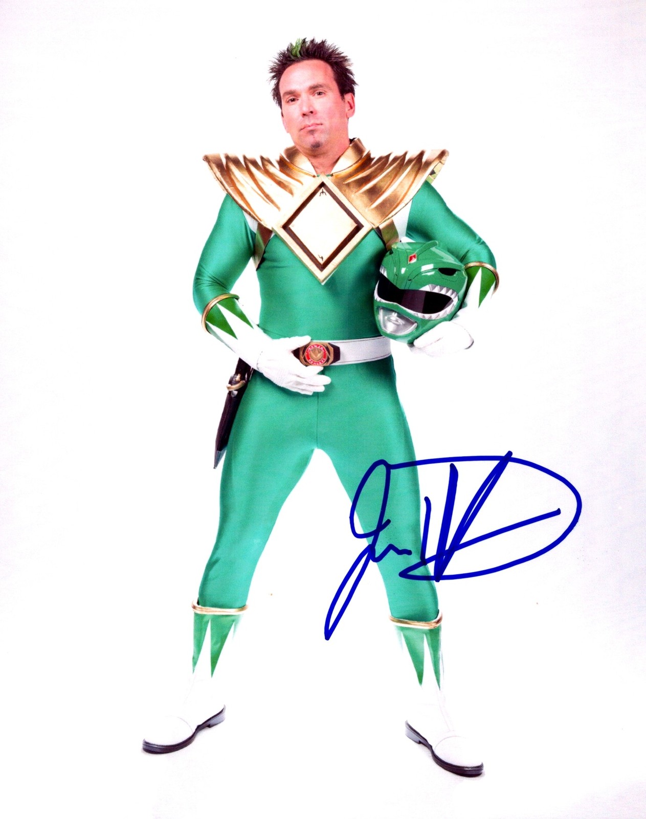 Jason David Frank Full Body Pose Signed Autographed Photo Authentic 8X10 COA