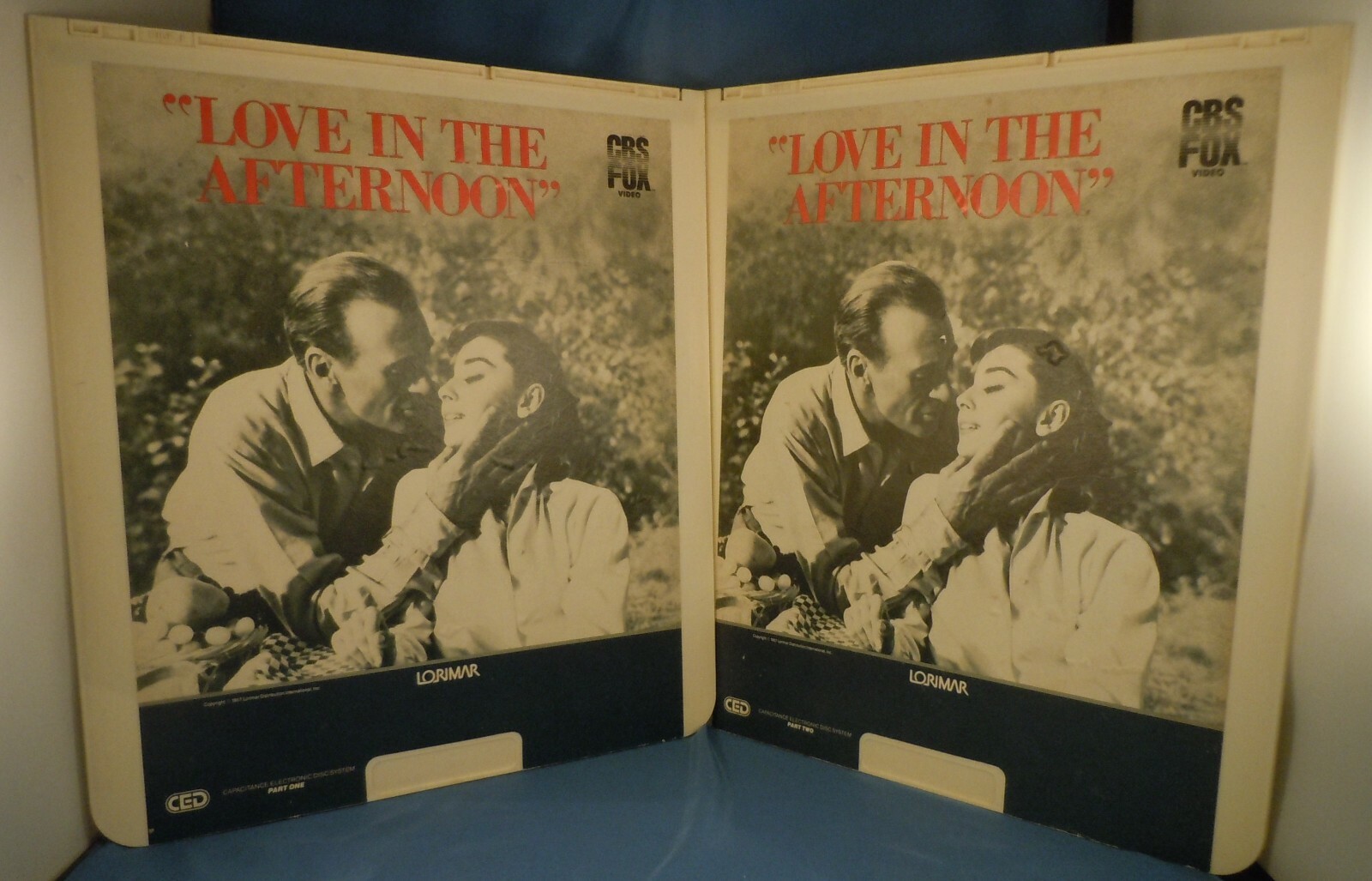 RCA CED VIDEODISC! - LOVE IN THE AFTERNOON with Gary Cooper & Audrey Hepburn