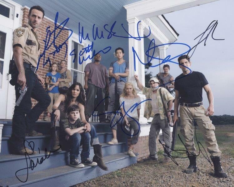 THE WALKING DEAD Cast 8.5x11 Signed Photo Reprint
