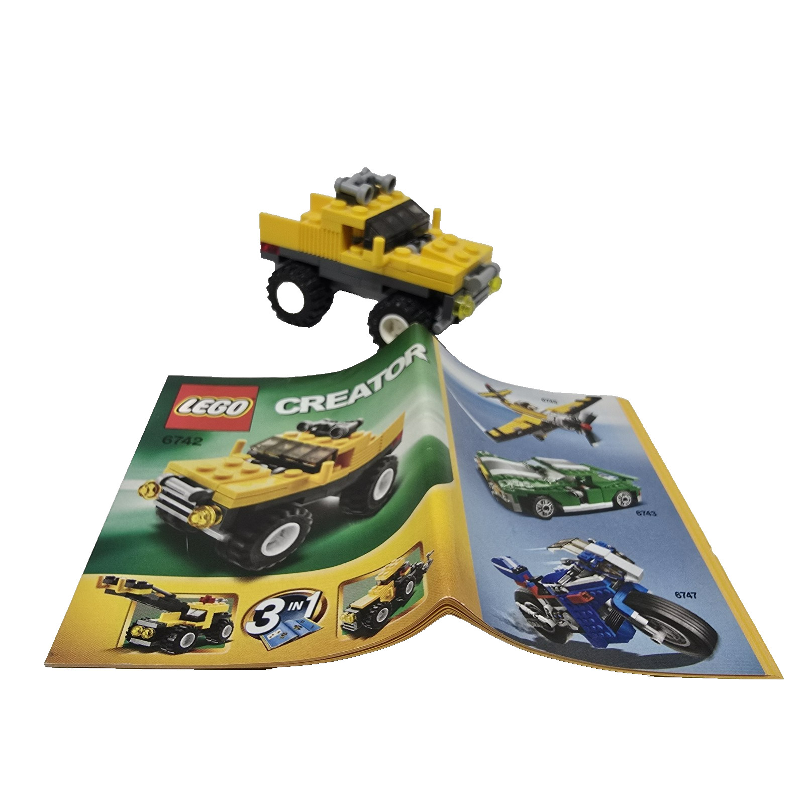 Lego 6742 Creator 3-in-1 Mini Off-Roader 100% Complete with Manual