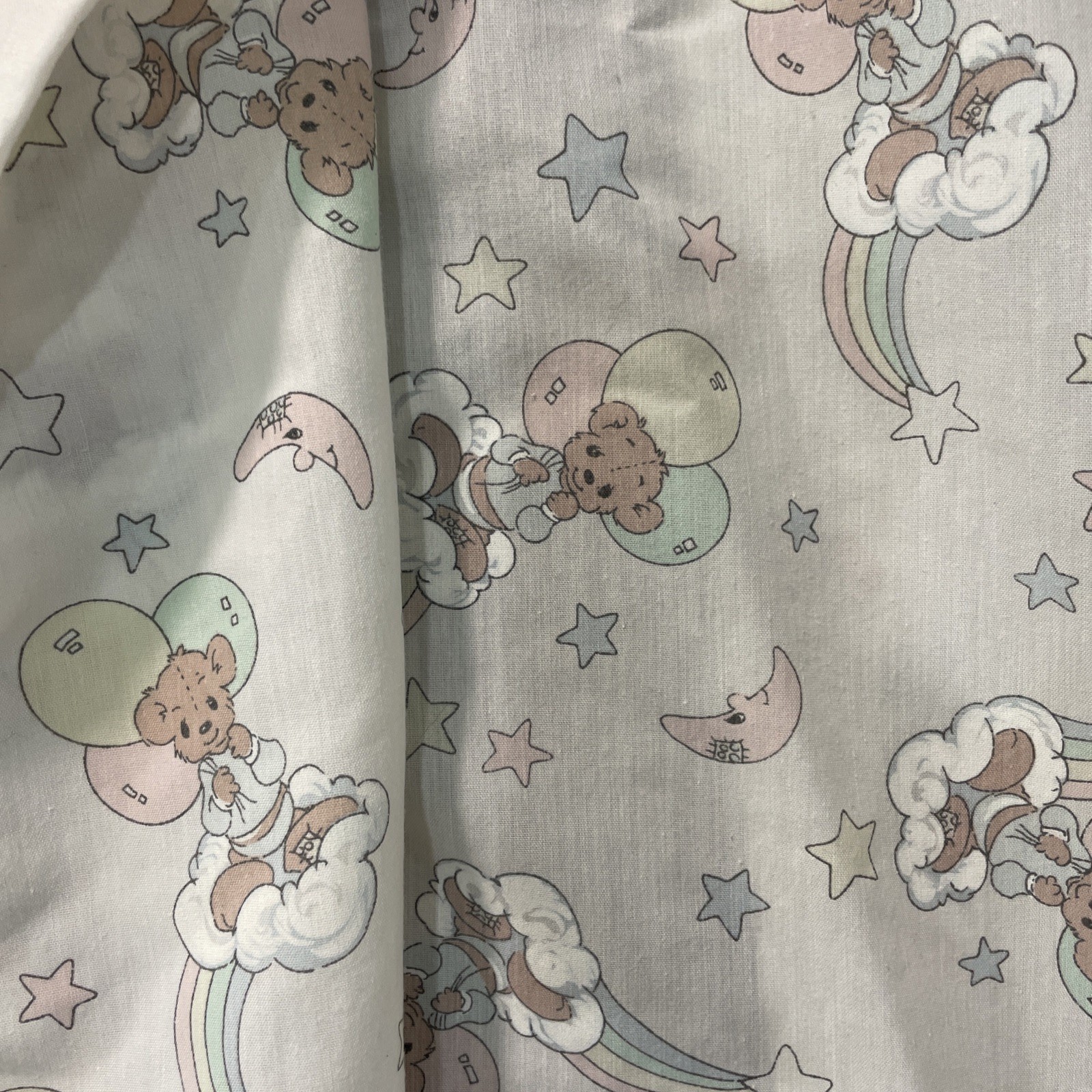 Vintage 1990s Precious Memories Bear w Ballon’Crib Set Fitted SEE DESCRIPTION