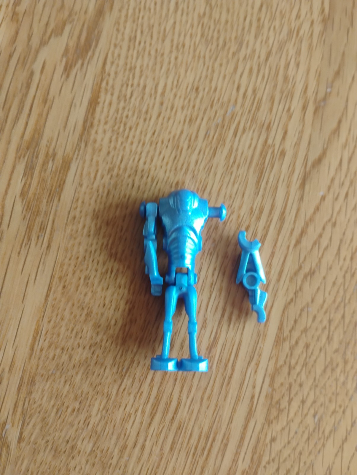 Lego Pearl Sand Blue Super Battle Droid w/cracks 7163 Extremely rare! SW0056